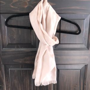 Champagne coach scarf extra wide